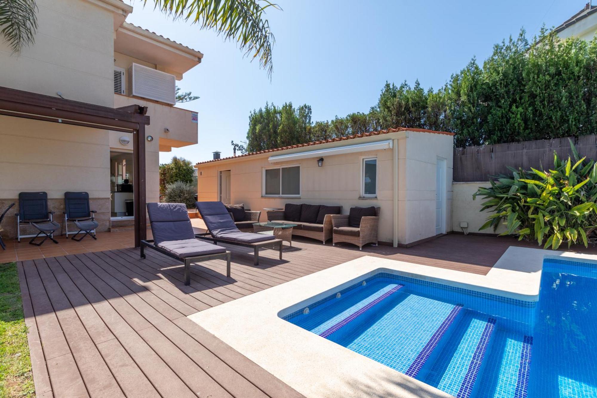 Casa Junto Al Mar Con Jardin Villa Sagunto Exterior foto